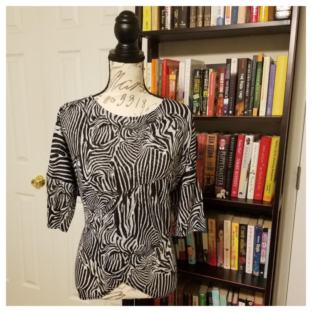 Zebra Print Top